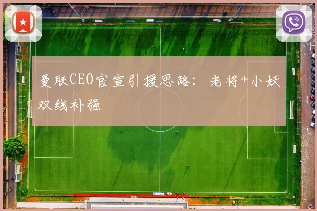 曼联CEO官宣引援思路：老将+小妖双线补强