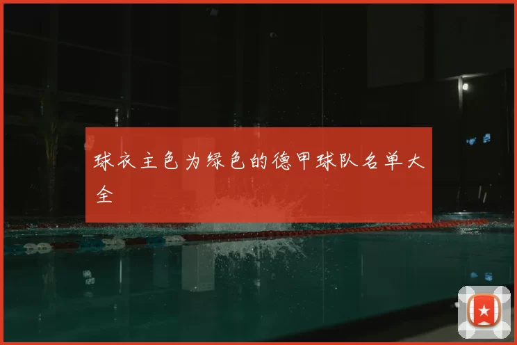 球衣主色为绿色的德甲球队名单大全