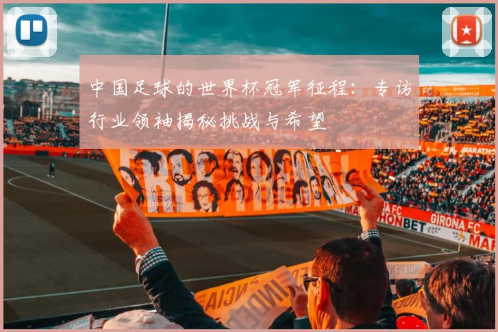 中国足球的世界杯冠军征程：专访行业领袖揭秘挑战与希望